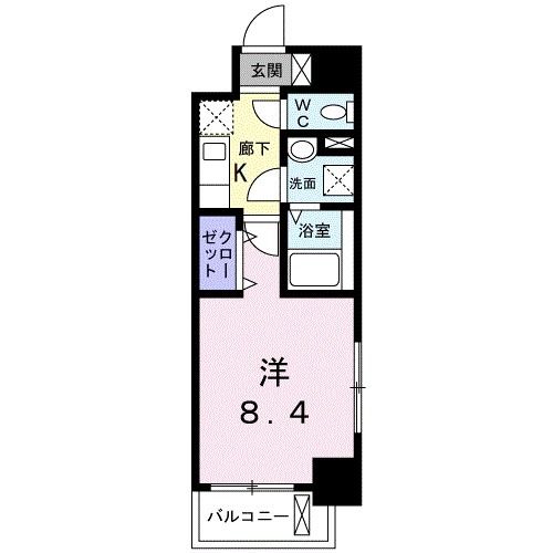 【鹿児島市堀江町のマンションの間取り】