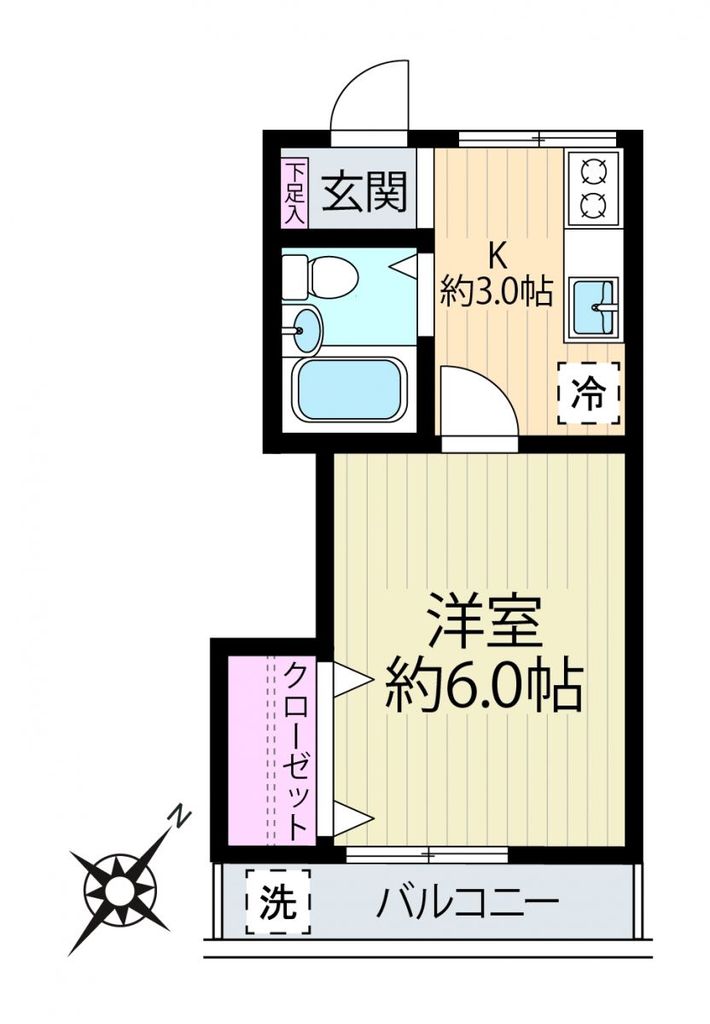 リステリアアサヒの間取り