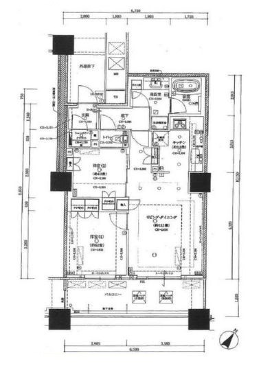 江東区有明のマンションの間取り