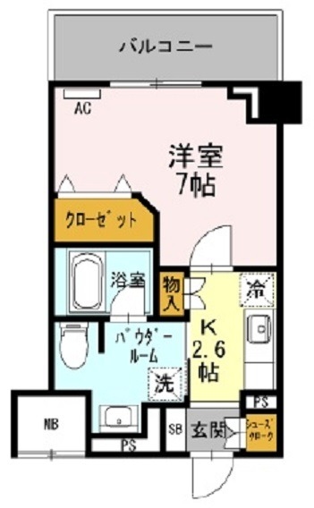 プレコート上鳥羽の間取り