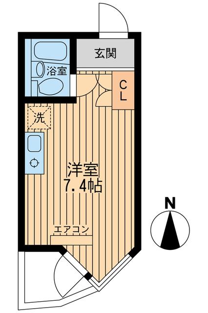 北区西ケ原のマンションの間取り