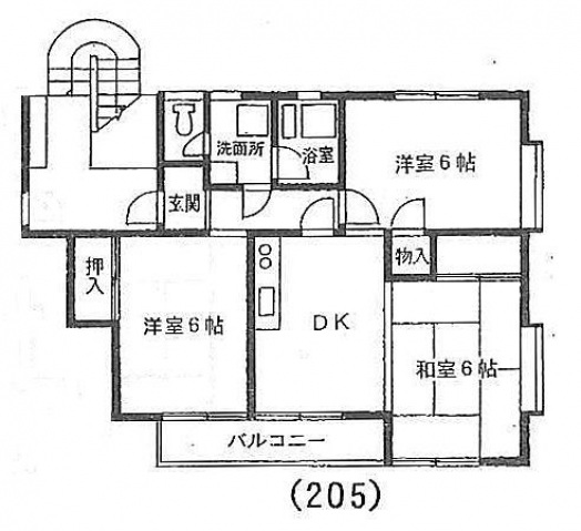 しゅがあはうす１番館の間取り