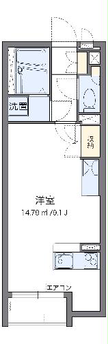 ミランダメゾン　ド　バンリューの間取り