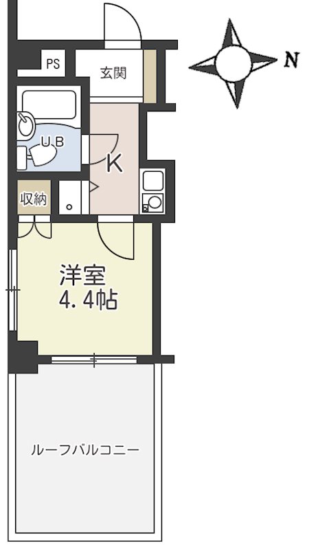 コスモスパジオ浦和常盤の間取り