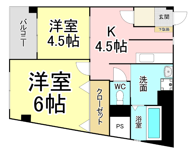 三共ビルの間取り