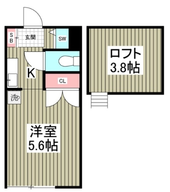 リバーハイツIIの間取り