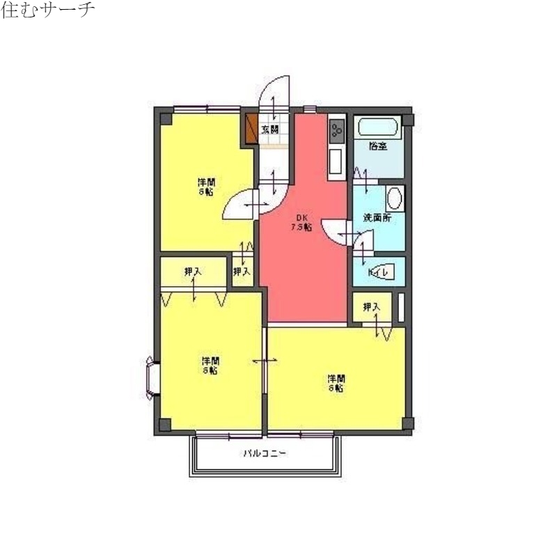 ニューシティーM1の間取り