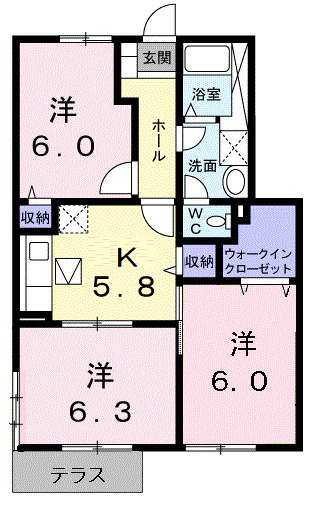 コート・ダジュールIIの間取り