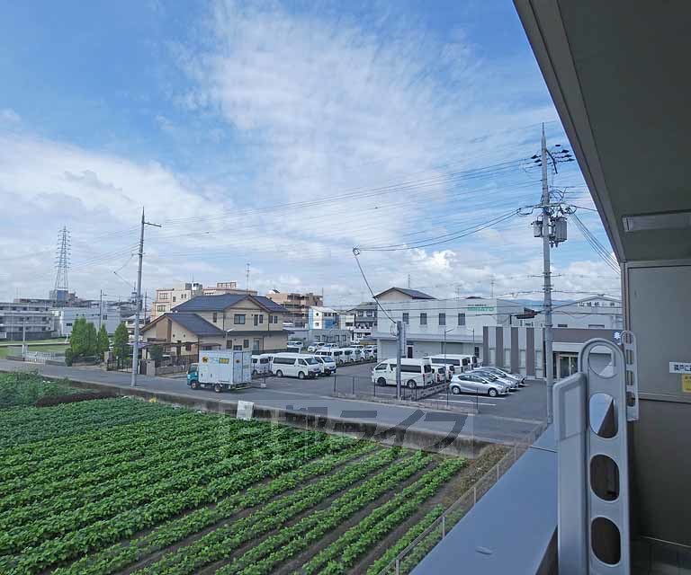 【京都市伏見区竹田北三ツ杭町のアパートの眺望】