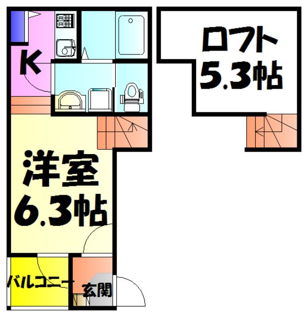 タウンフィールドIの間取り