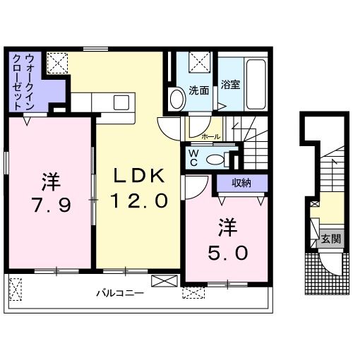 ヒューゲルハイムIIの間取り