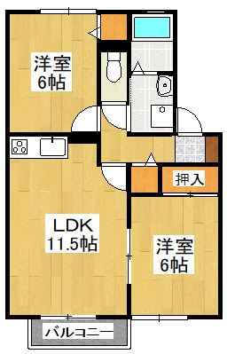 ミキハウス A棟の間取り