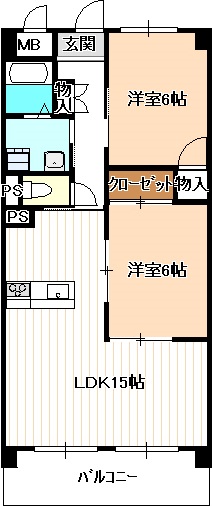 ドミール栄の間取り