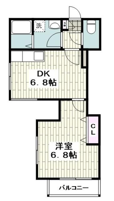 横浜市磯子区洋光台のマンションの間取り