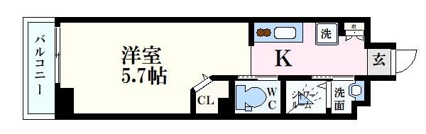 LE　DOME府中の間取り