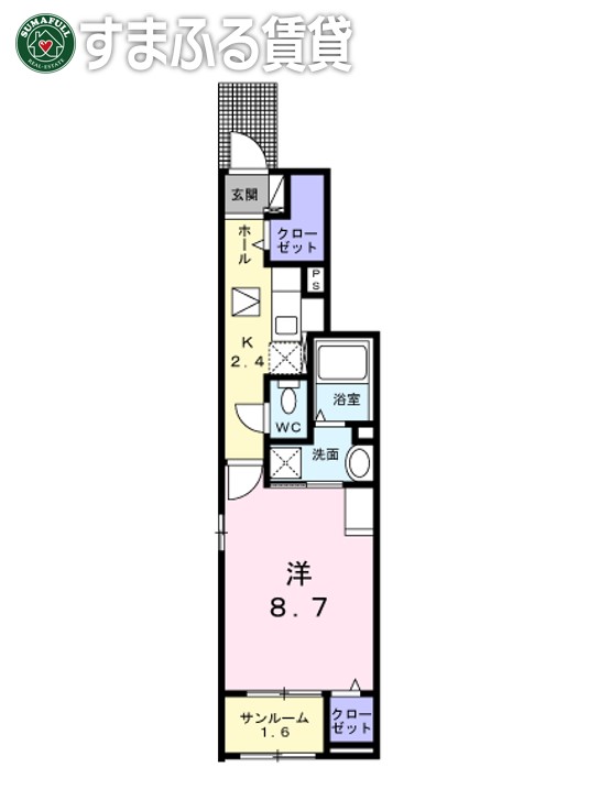 アムール青木の間取り