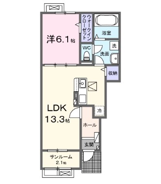 ラヴィット！Iの間取り