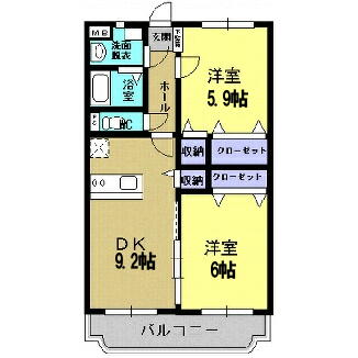 カーサフェリーチェ　IIの間取り