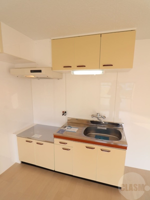 キッチン　ガスコンロ設置可能