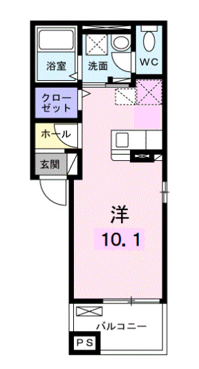 M グレインVの間取り