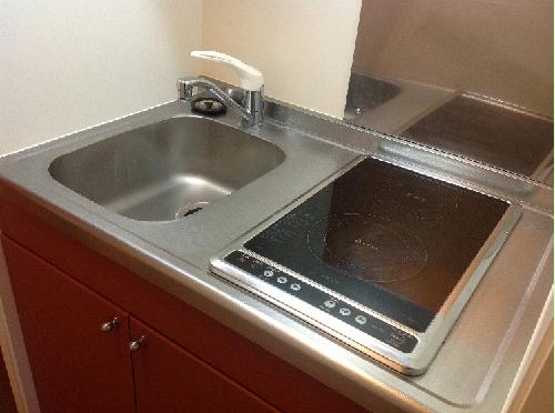 キッチン　電気コンロ　2口