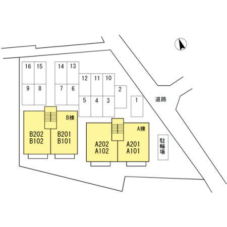 駐車場　配置図