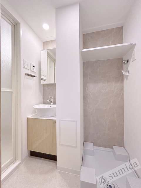 洗面設備　洗面脱衣所付き！独立洗面台が便利です♪♪