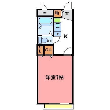 山陽電鉄本線 西江井ケ島駅 徒歩10分 2階建 築18年の間取り写真