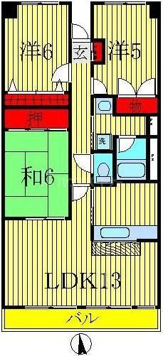 アーバンパーク柏の間取り写真