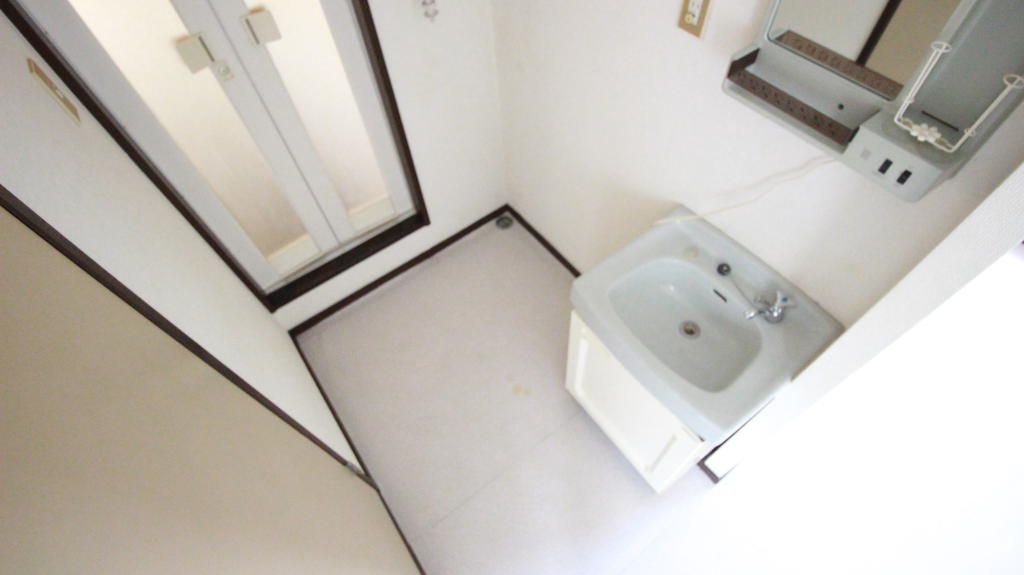 洗面設備　脱衣所です！