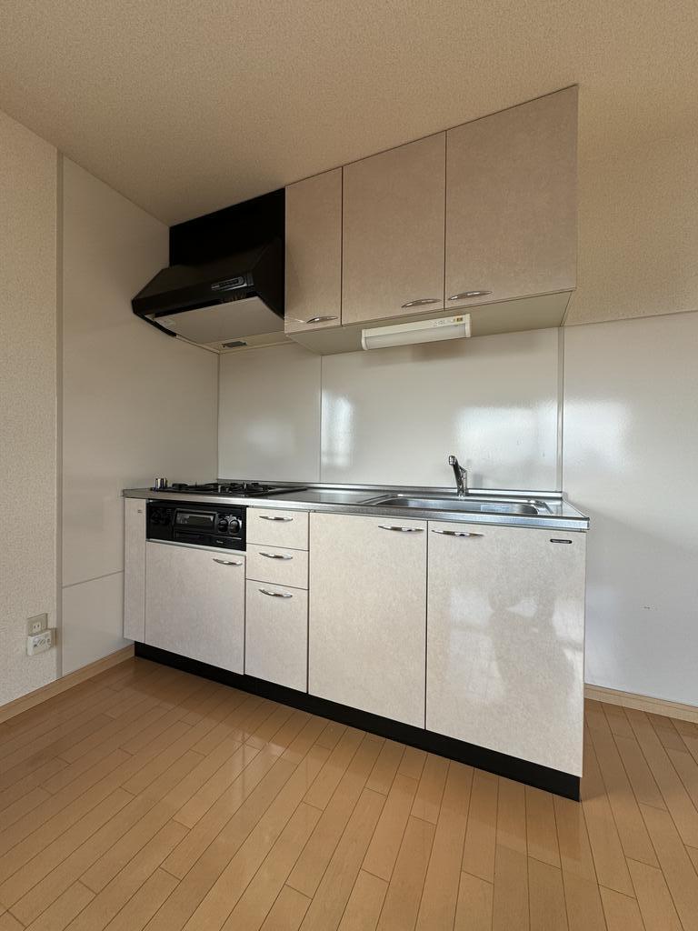 キッチン　3口ガスシステムキッチン