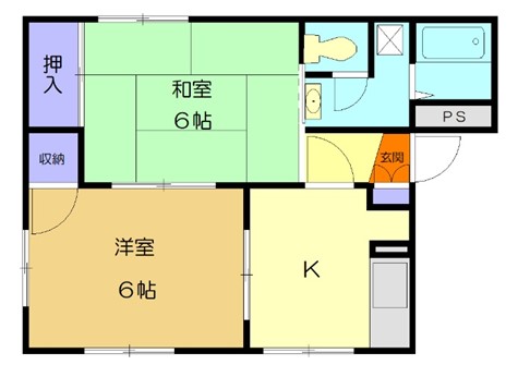 タケヤマハイツＪの間取り