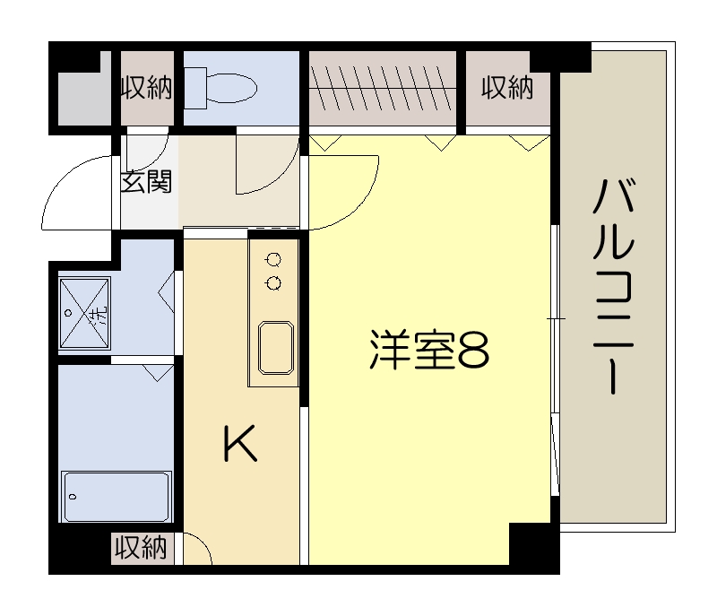 ルミネスク緑地の間取り