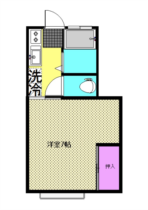 ハイツ吉田の間取り