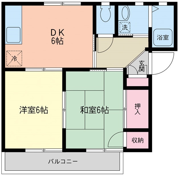 メゾンリーブの間取り