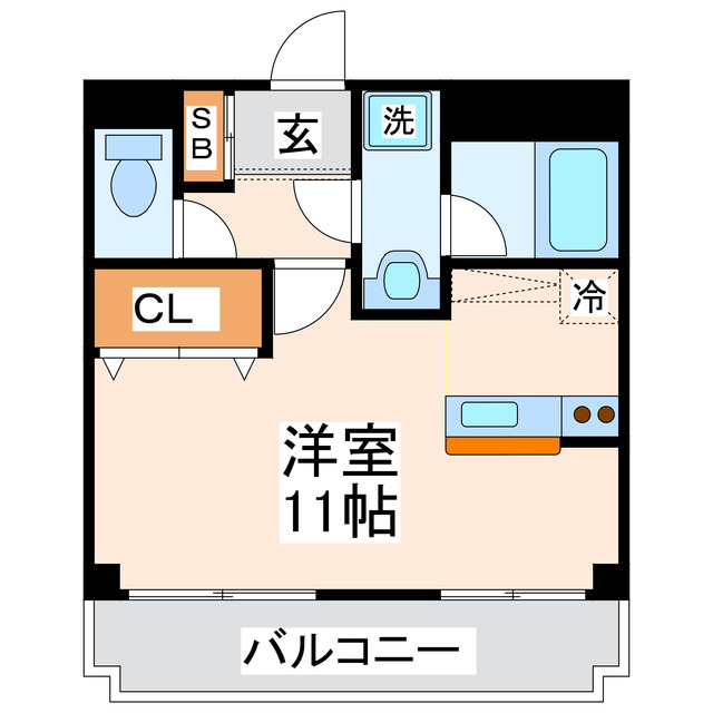 ガウディ清水東の間取り写真