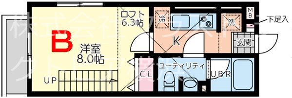 アルベルゴマーサの間取り