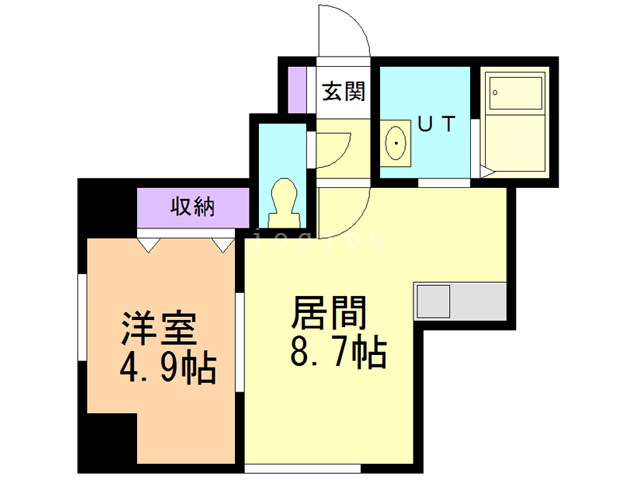 【Ｅ－ｈｏｒｉｚｏｎ山鼻の間取り】