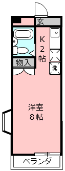 フラッツ加山の間取り