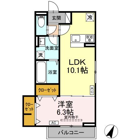 D-ROOM東平山の間取り