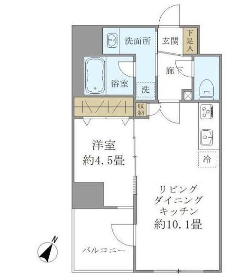 パインステージ白金高輪の間取り