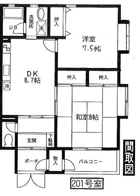 サンシャインヴィラの間取り