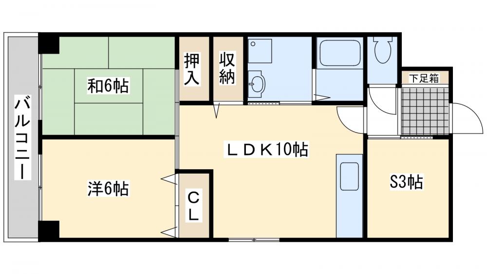 グランディール翔峰の間取り