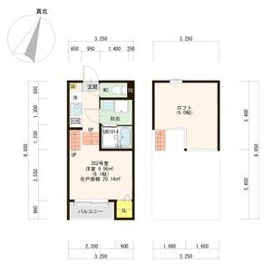 Reve長町(八本松一丁目(3)C)の間取り