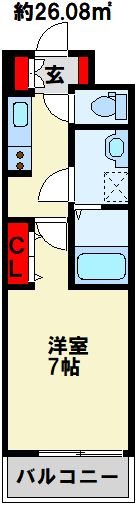 カルフール千防の間取り