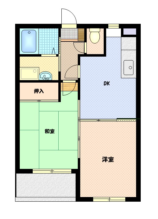 グレース喜泉の間取り