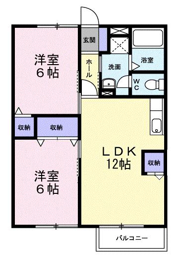 ディアコートの間取り