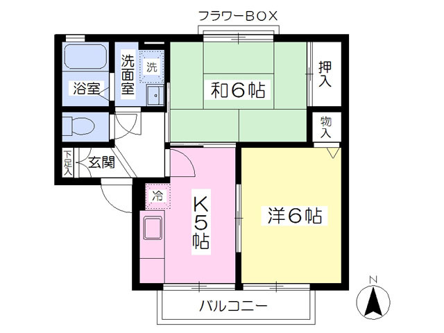 パークハウスIの間取り