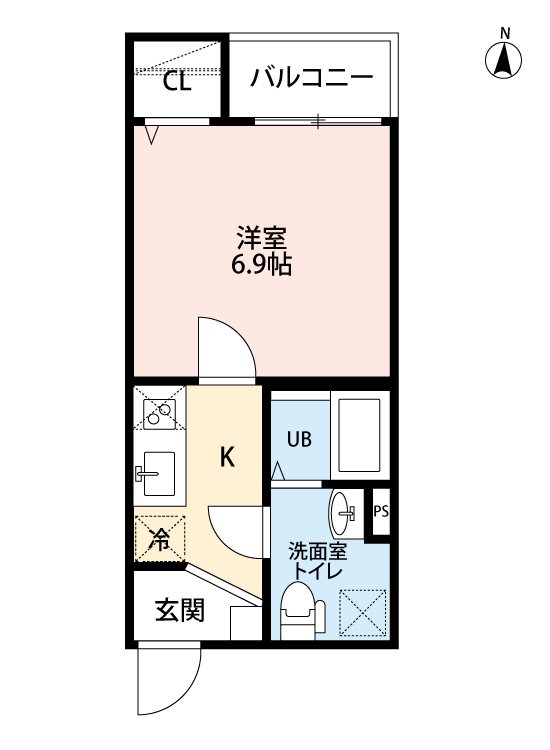 アルストロメリア栄生の間取り