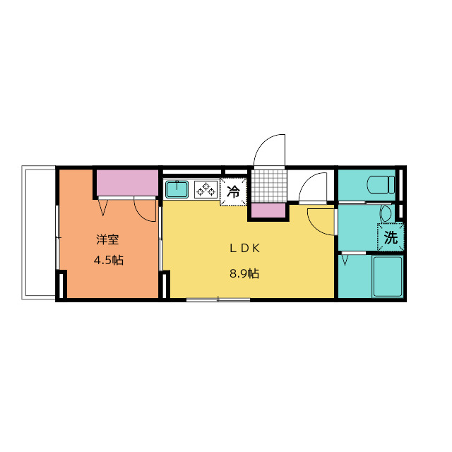 グラナーデ西瑞江IIの間取り